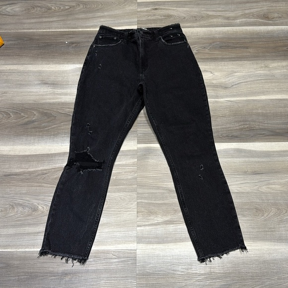 Abercrombie & Fitch Black Distressed Women's Jeans size 27 - Picture 2 of 8